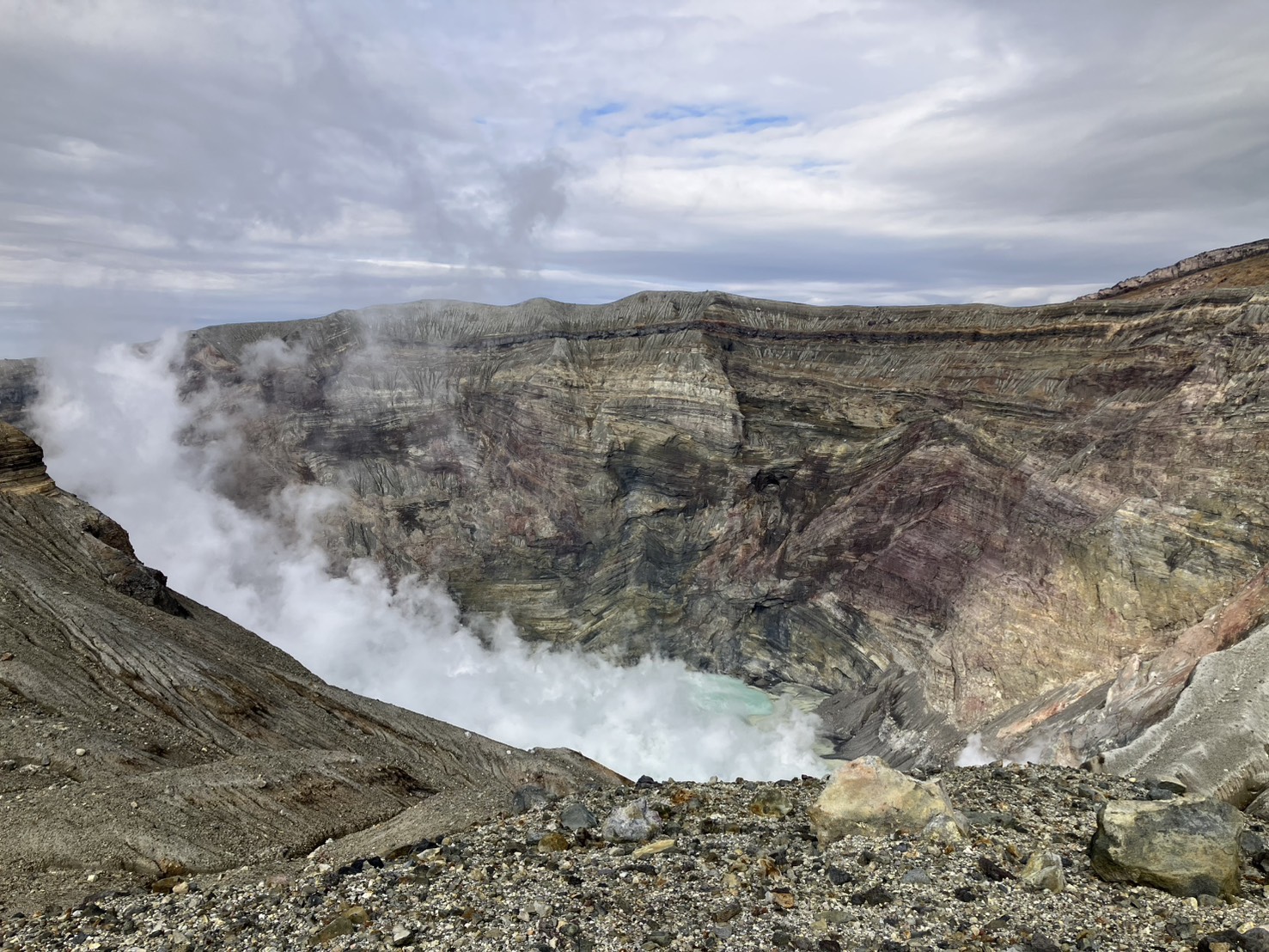 とある中岳火口への行き方はもうありません A way to get to Nakadake